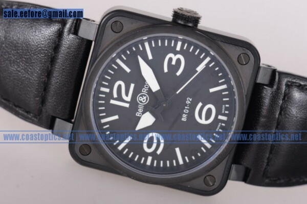 Replica Bell & Ross Watch PVD BR 01-92 - Click Image to Close
